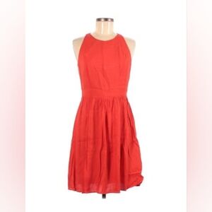 Rebecca Taylor red orange dress